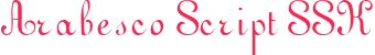 Arabesco Script SSK